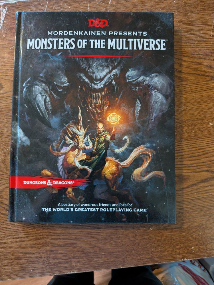 D&D Mordenkainen Presents: Monsters of the Multiverse Hardcover Bestiary Dungeons & Dragons