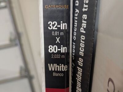 Gatehouse 32 in. x 80 in. heavy duty steel security door