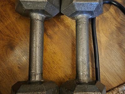 Cast Iron Hex Dumbbell Pairs - 10 lbs & 12 lbs Sets