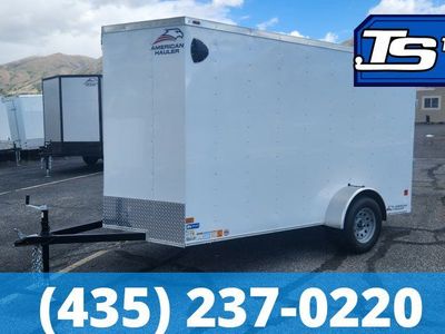 6x12 American Hauler Arrow Enclosed Cargo Trailer - 6'6" Interior - 3.5K GVWR - Ramp Door