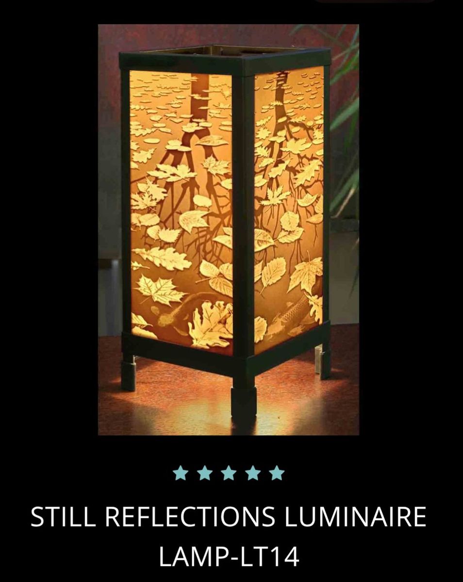 Porcelain Lithophane Lamp