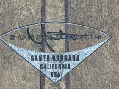 Vintage Barfoot long Board YATER surf boards Santa Barbara, California