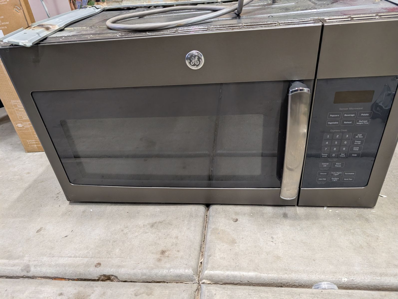 Free GE Over-the-Range Microwave (Mostly Working)