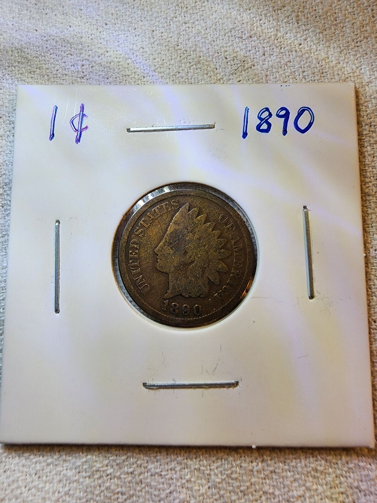 1890 US 1 Indian Cent