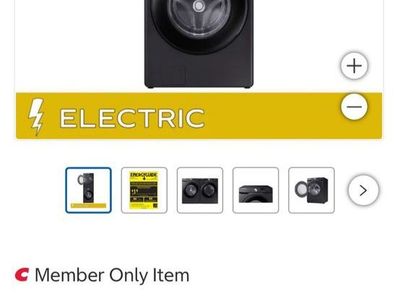New open box Samsung 4.5 cu. ft. Front Load Washer with Vibration Reduction Technology+ and 7.5 cu. ft. ELECTRIC Dryer