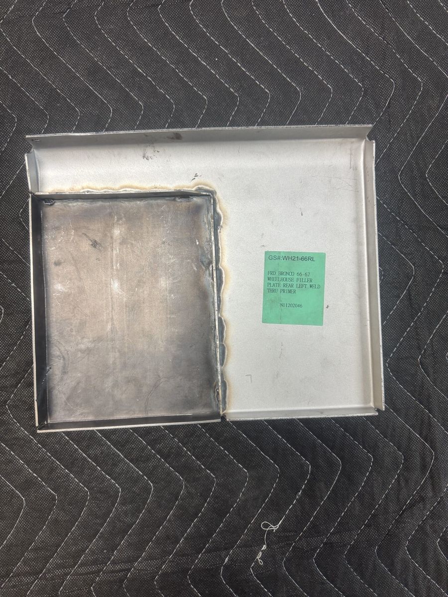 Goldenstar 1966-1967 Ford Bronco WHEELHOUSE FILLER PLATE, REAR