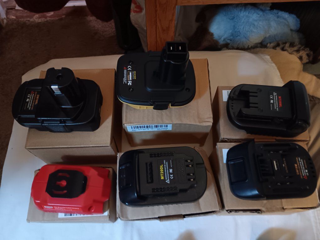 Power Tool Battery Adapters