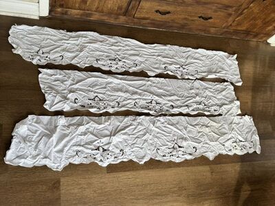 Vintage Battenberg Lace Remnants