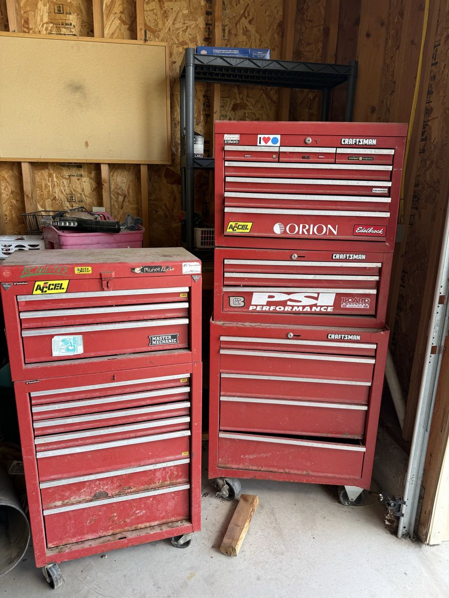 Older Craftsman tool boxes