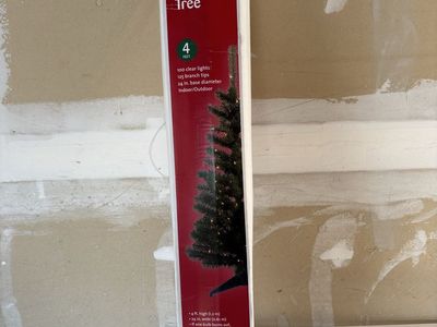 Winter Wonder Lane Yuletide 4-Foot Pre-Lit Artificial Christmas Tree