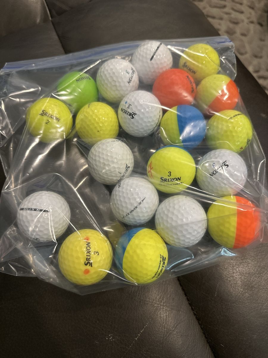Srixon Golf Balls Bag Mix - Assorted Colors & Models (20 Count)