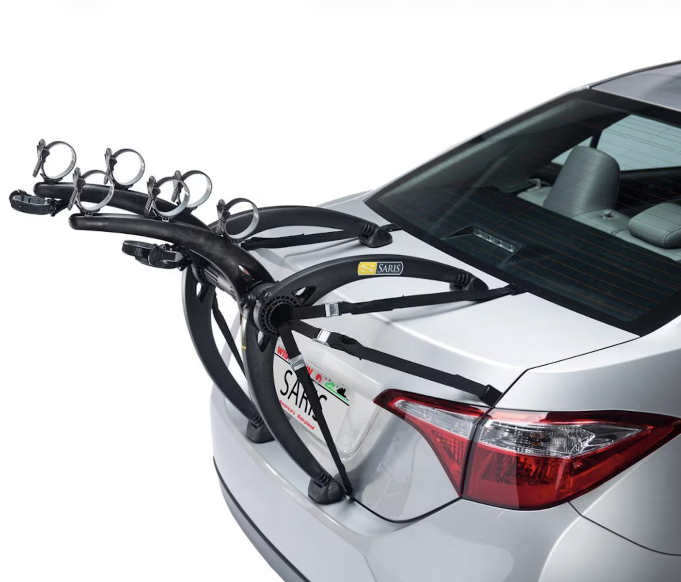Bike rack, 3 bikes, trunk style mount from Saris