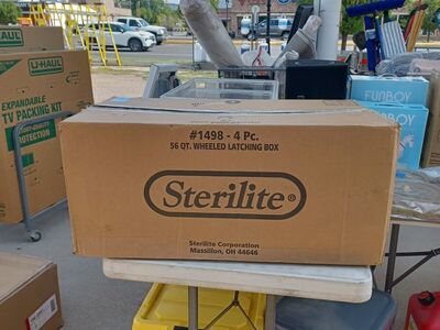 56 quart storage box four pack