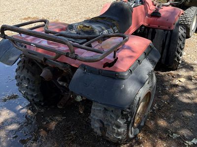 Suzuki ATV Quad - Red, For Parts/Repair (Not Running) - Needs TLC