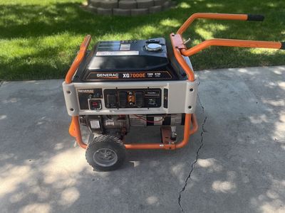 Generac XG7000E Portable Generator - 7000 Running Watts, 8750 Starting Watts