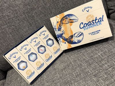 2026 Callaway Chrome Tour Truvis Coastal Summer Dozen Golf Balls