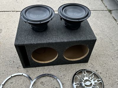 10” Interfire Subwoofers With Ported Enclosure