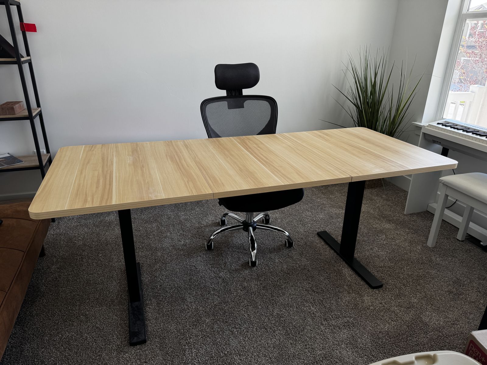 Light Wood Standing Desk (71"x30")