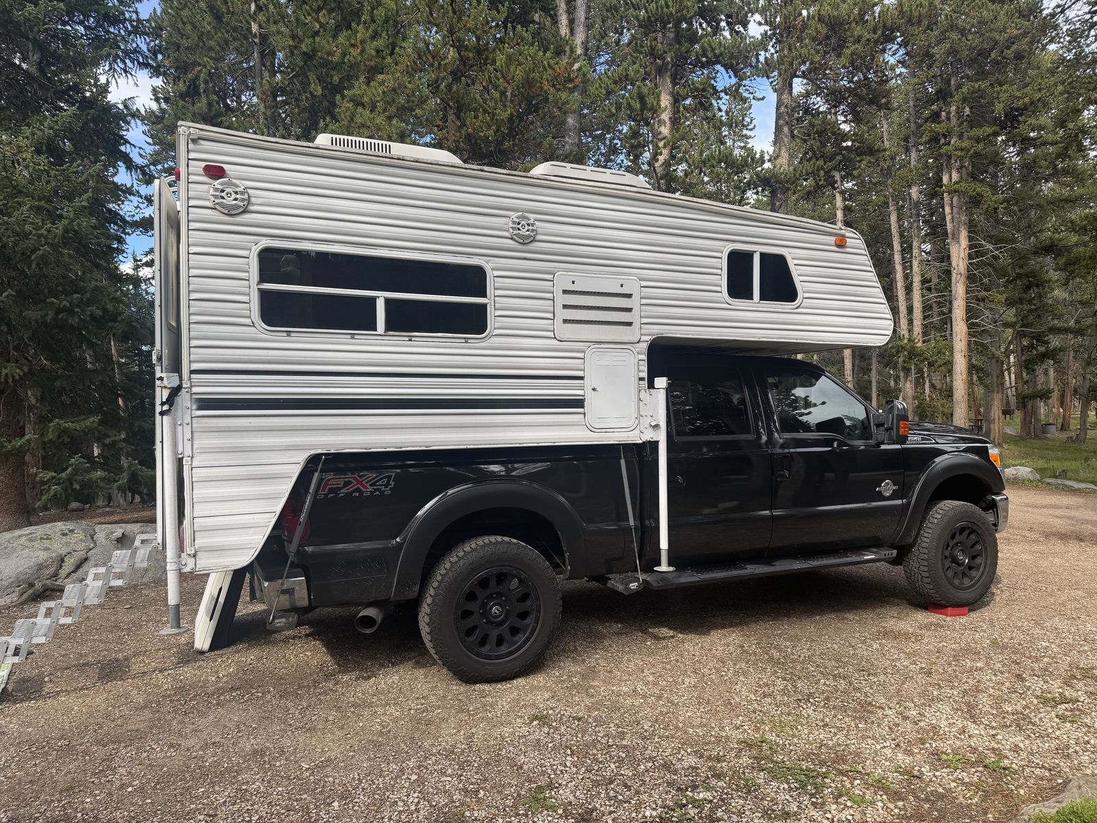 Truck and Truck Camper Package