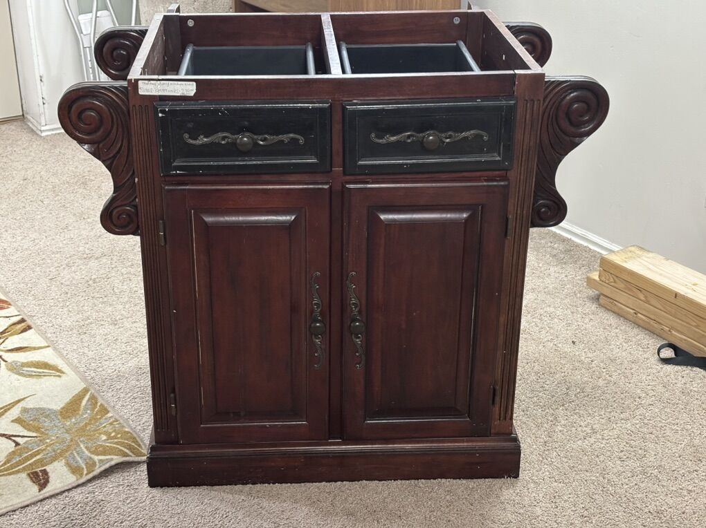 3-TiersCherry Kitchen Island Entryway Living Room