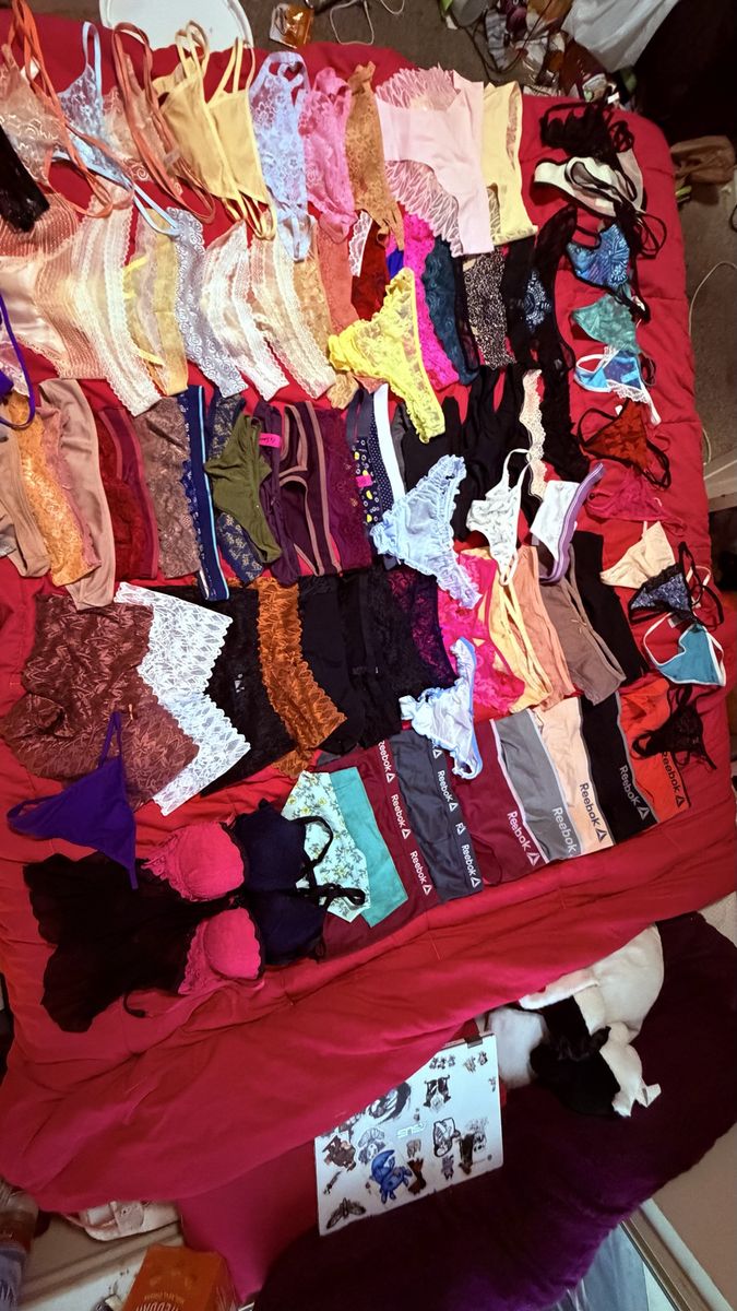 Large Lot of Women's Underwear & Bras - Various Styles, Brands (Reebok, etc.) & Sizes Small to Medium