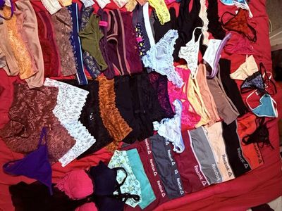 Large Lot of Women's Underwear & Bras - Various Styles, Brands (Reebok, etc.) & Sizes Small to Medium