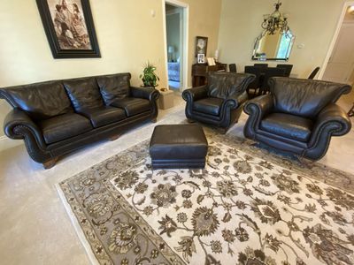 Leather Preston Hill Living Room Set