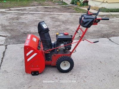 Troy bilt snow blower 24inches