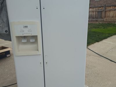 White Side By Side Refrigerator