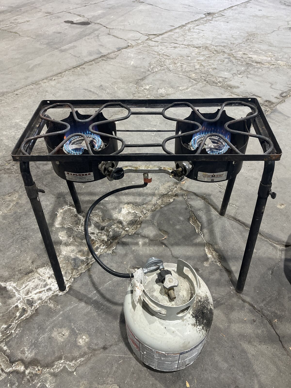 Explorer camp chef stove.