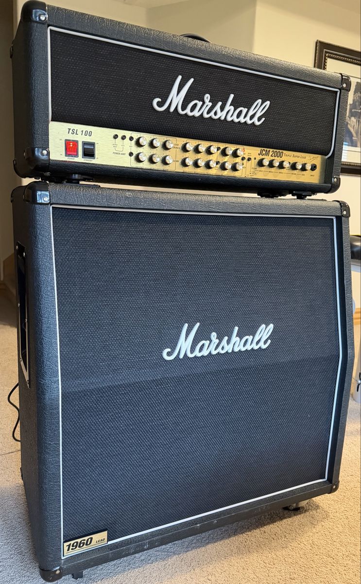 Marshall JCM 2000 TSL 100 Head and 1960A 4x12 Cabinet Half Stack