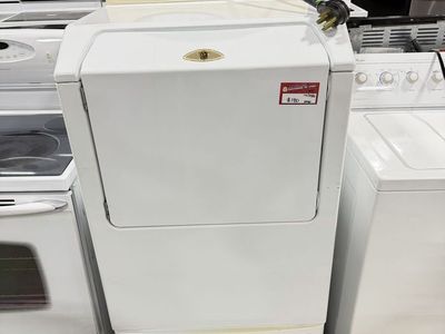 Maytag Neptune White Electric Dryer with Top Controls and Moisture Sensing