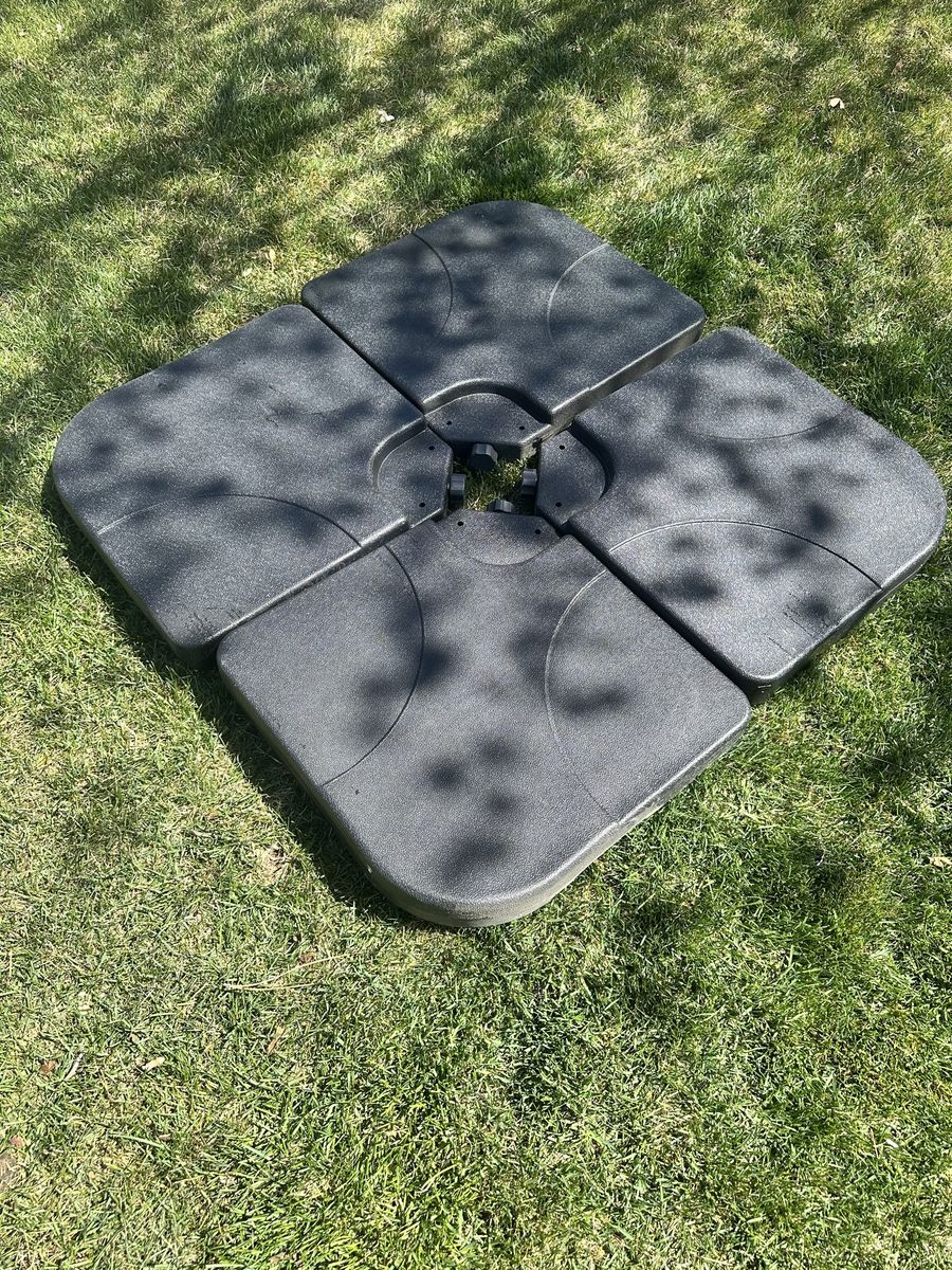 4-Piece Umbrella Stand Base Weights