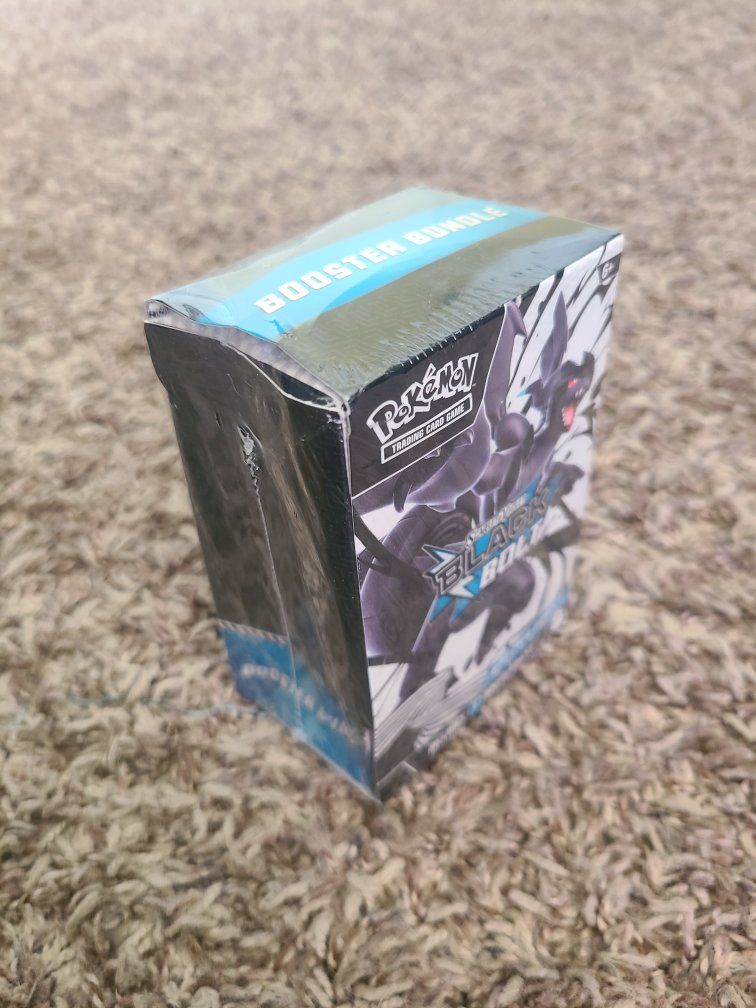 Damaged black bolt pokemon booster bundle