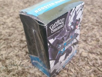 Damaged black bolt pokemon booster bundle