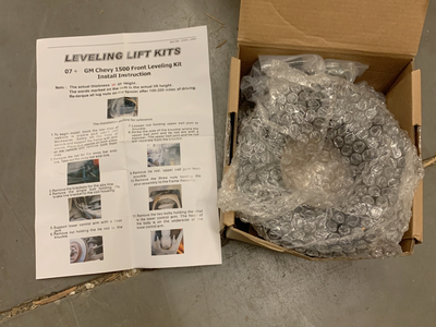 2" Front Lift Kit 2007-2024 GMC Chevy 1500