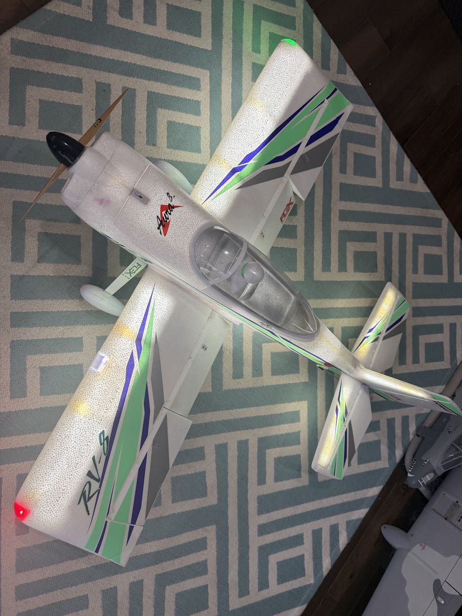 Flex Innovations RV-8 RC Airplane with Aura 8 Gyro