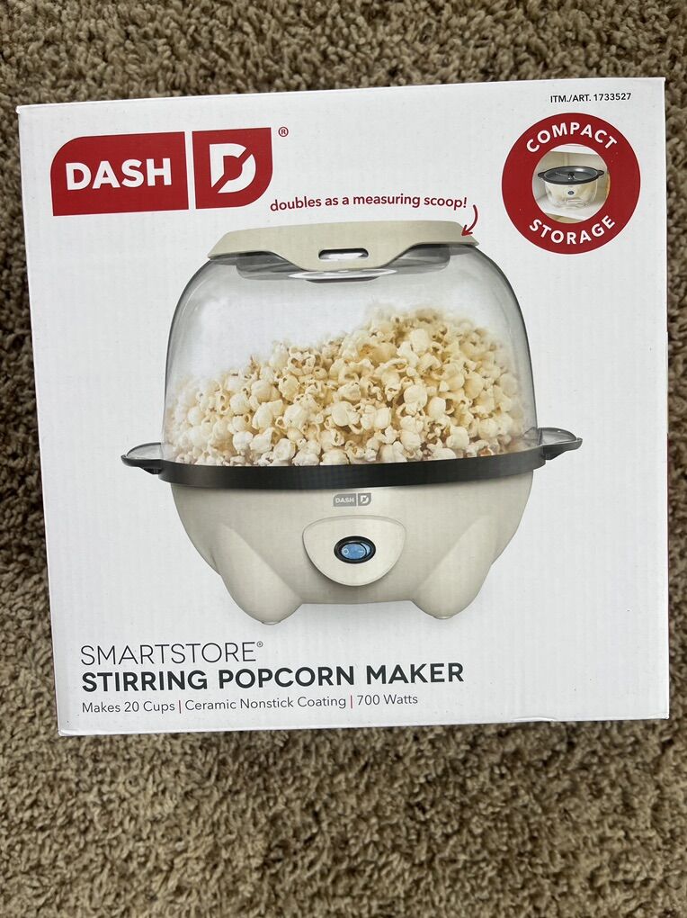 Dash 5 Qt Smartstore Deluxe Popcorn Maker