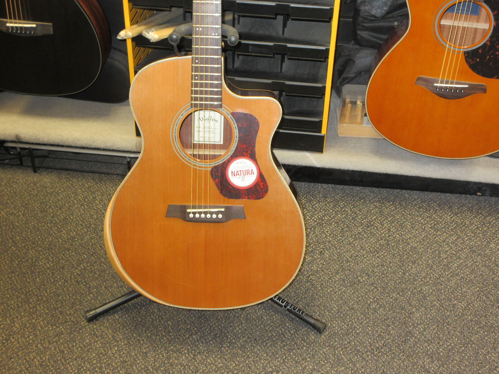 WALDEN SOLID CEDAR TOP ACOUSTIC ELECTRIC GUITAR