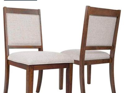 Brand New Upholstered Dining Chairs - 2 Pack