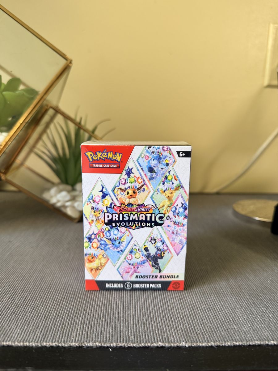 Pokemon TCG Scarlet & Violet Prismatic Evolutions Booster Bundle - 6 Packs Eevee & Friends *RARE*