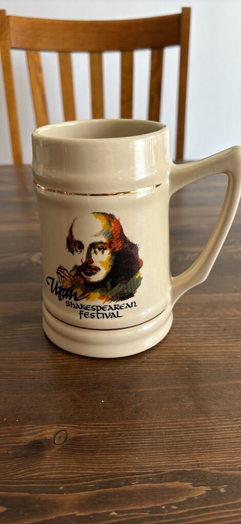 Utah Shakespearean Festival Beer Mug Stein