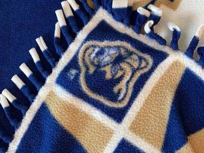 BYU and UTAH JAZZ Handmade Fleece Small Blankets