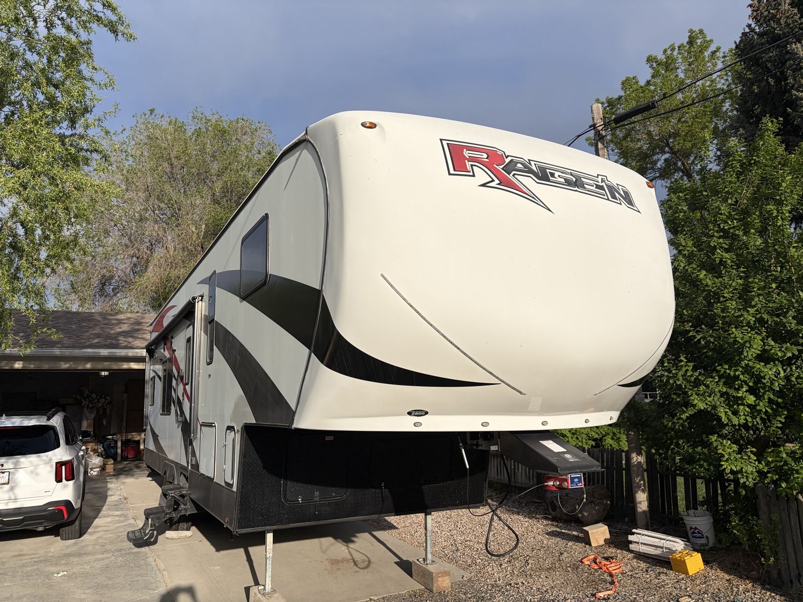 2021 ragen fifth wheel toy hauler