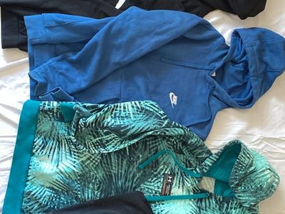 Nike & Jordan and under armour Assorted adult Hoodies - Set of 4 (Sizes/Colors Vary)