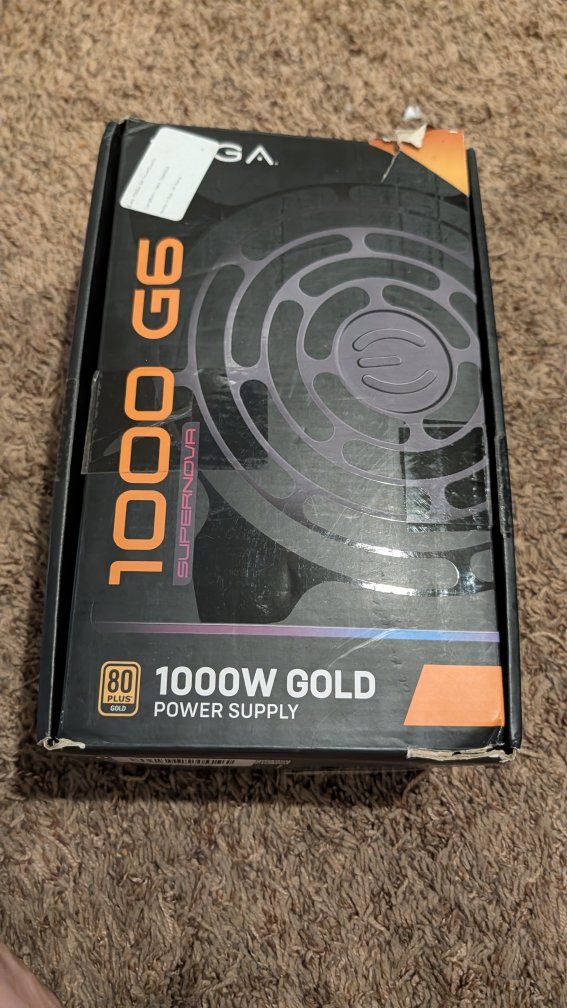 EVGA Supernova 1000 G6, 80 Plus Gold 1000W, Fully Modular, Eco Mode