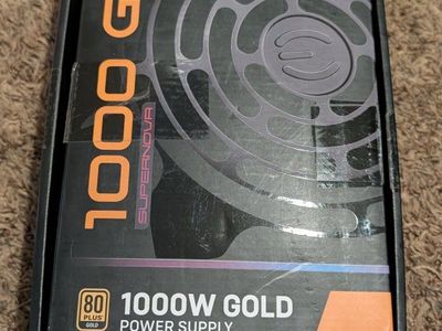 EVGA Supernova 1000 G6, 80 Plus Gold 1000W, Fully Modular, Eco Mode