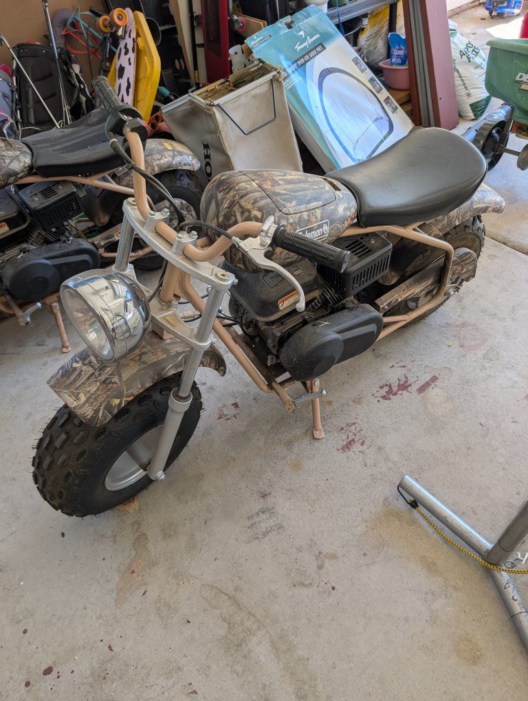 coleman mini bikes (pair)