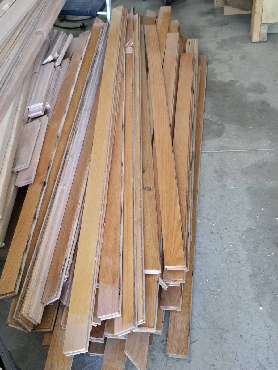 Oak wood flooring