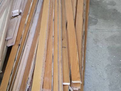 Oak wood flooring
